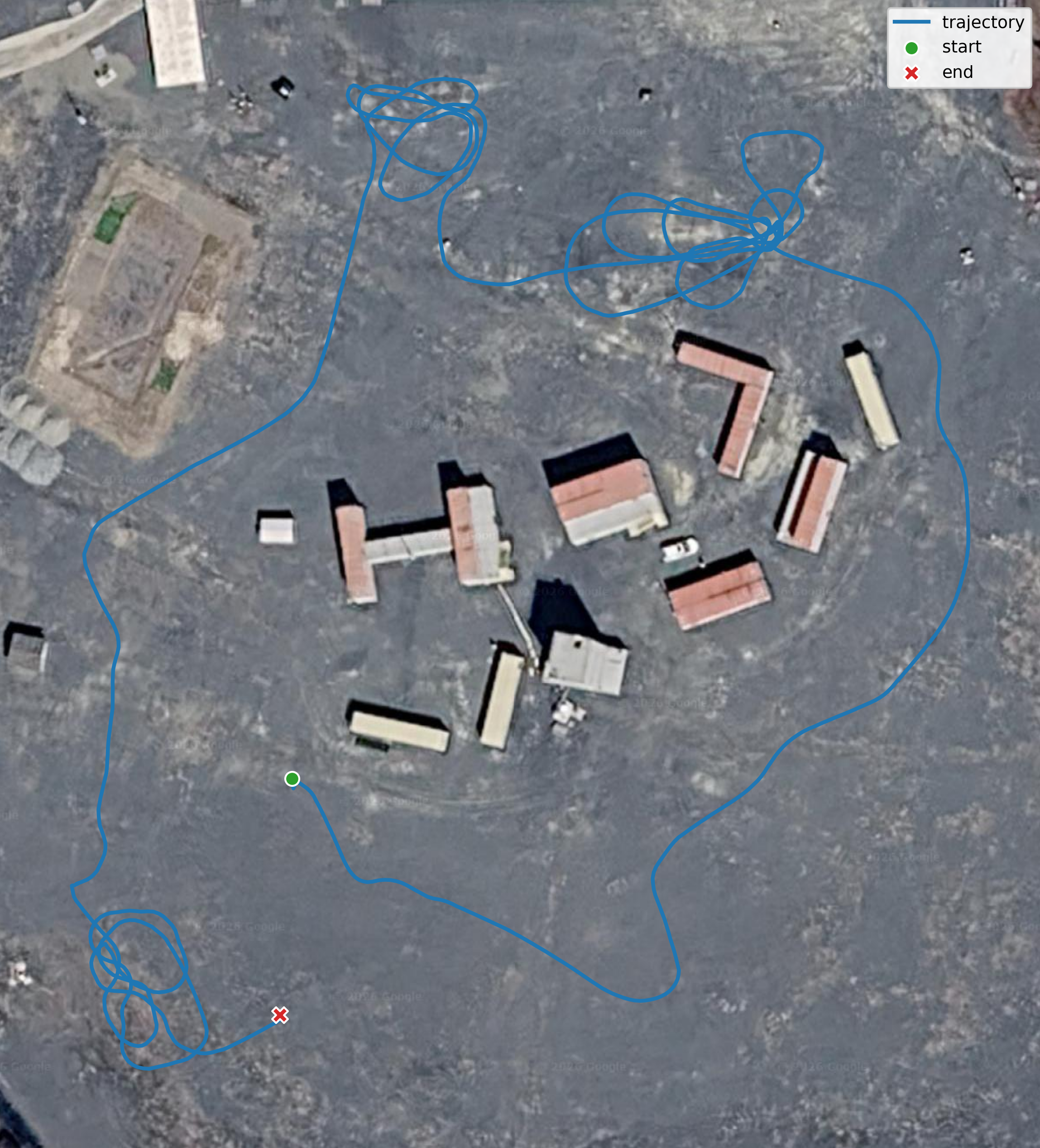 GPS trajectory map for 2025-01-23-12-43-56.bag