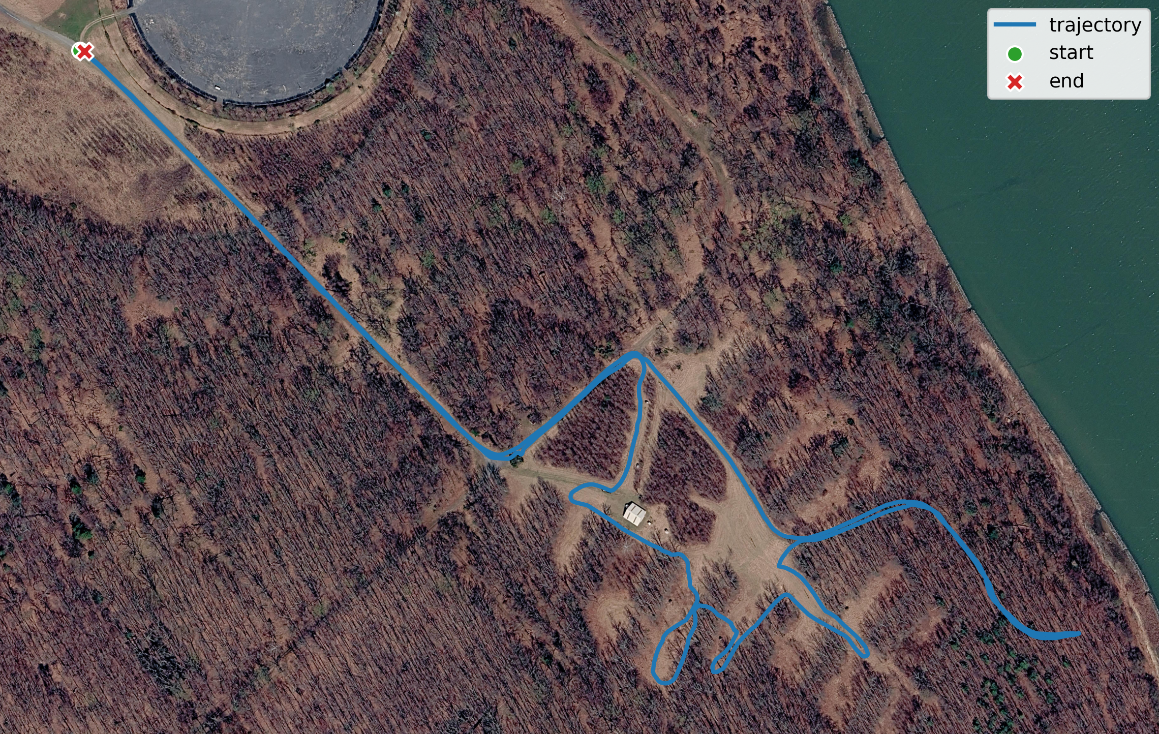 GPS trajectory map for 2025-01-24-10-24-27.bag